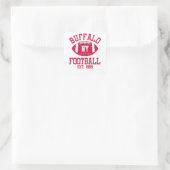 Buffalo Football Fan Geschenk Idee Quadratischer Aufkleber (Tasche)