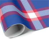Buffalo Football Kariert Wrapping Paper Geschenkpapier (Rolleneckpunkt)