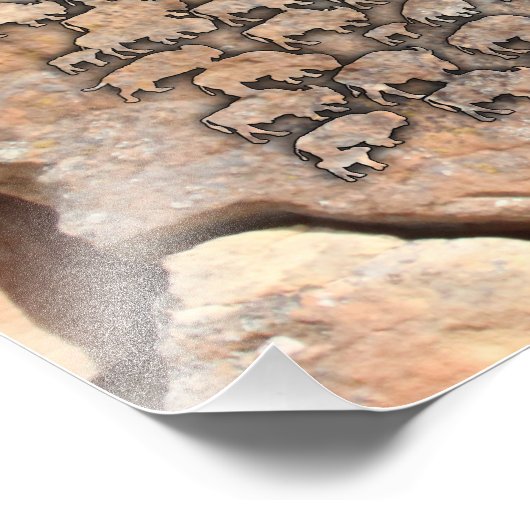 Buffalo Fotodruck (Ecke)