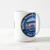 Büffalo-GedenkAuditorium "The Aud" Kaffeetasse (VorderseiteRechts)
