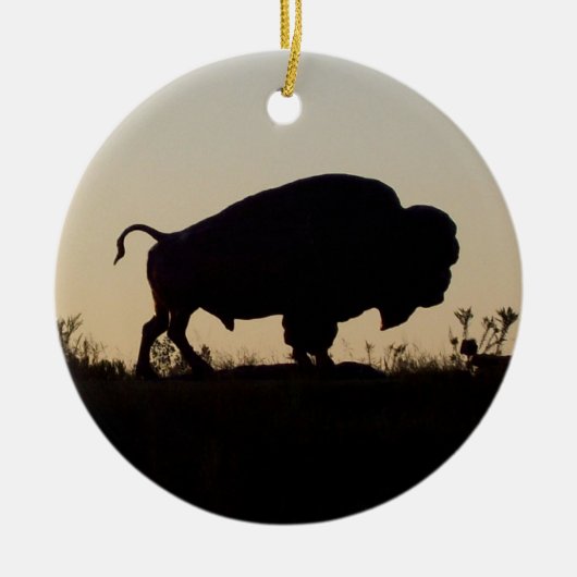 Buffalo-Gedenkstätte Keramikornament (Vorne)