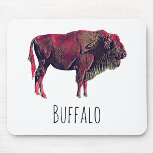 Buffalo-Geschenk Mousepad