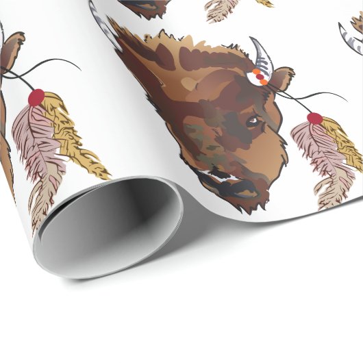 Buffalo Geschenkpapier (Rolleneckpunkt)