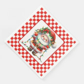 Buffalo Gnome Christmas Serviette (Ecke)