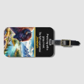 Buffalo Grazing Gepäckanhänger (Vorderseite (Horizontal))