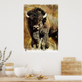 Buffalo Grunge Poster (Küche)