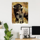 Buffalo Grunge Poster (Heimbüro)