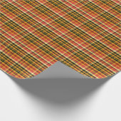 Buffalo Halloween Pattern Geschenkpapier (Ecke)