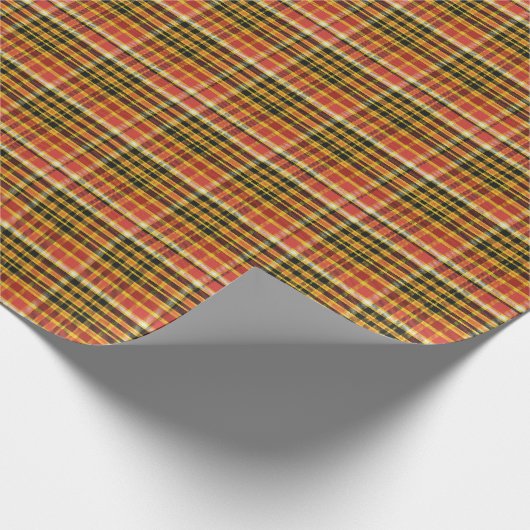 Buffalo Halloween Pattern Geschenkpapier (Ecke)