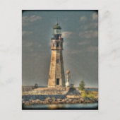 Buffalo Harbor Lighthouse Postcard Postkarte (Vorderseite)