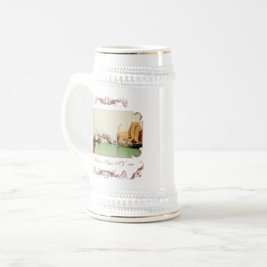 Buffalo Harbour Vintag Beer Stein Bierglas (Vorderseite Links)