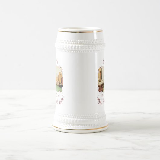 Buffalo Harbour Vintag Beer Stein Bierglas (Mittel)