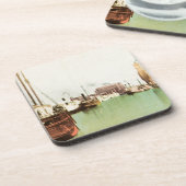 Buffalo Harbour Vintag Getränkeuntersetzer (Linke Seite)