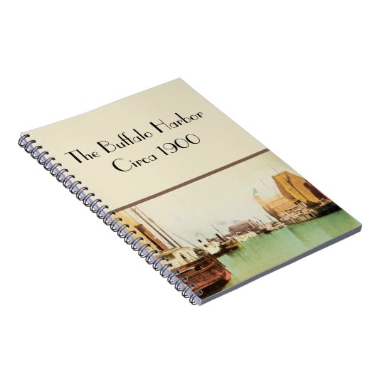 Buffalo Harbour Vintag-Notebook Notizblock (Rechte Seite)