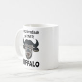 Buffalo Head Bison Animal Buffalo Kaffeetasse (Vorderseite Links)