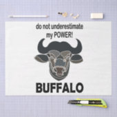 Buffalo Head Bison Animal Buffalo Seidenpapier (Handwerk)