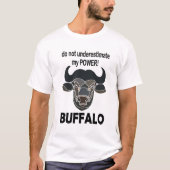 Buffalo Head Bison Animal Buffalo T-Shirt (Vorderseite)