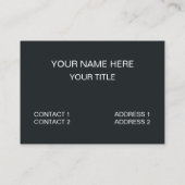 Buffalo Head Bison Animal Buffalo Visitenkarte (Rückseite)