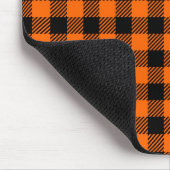 Buffalo Herbstorange und schwarz Mousepad (Ecke)