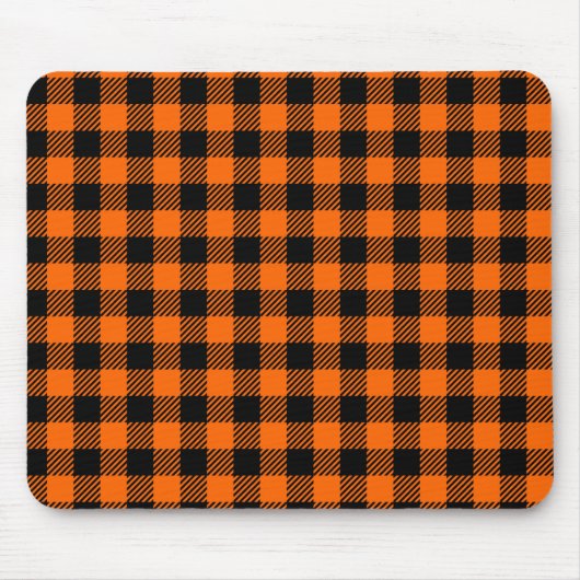 Buffalo Herbstorange und schwarz Mousepad (Vorne)