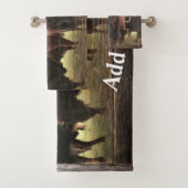 Buffalo Herd Badhandtuch Set (Insitu)