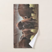 Buffalo Herd Badhandtuch Set (Handtuch)