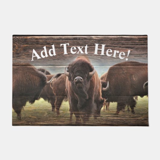 Buffalo Herd Fußmatte (Vorderseite)