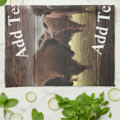 Buffalo Herd Geschirrtuch (Gefaltet)