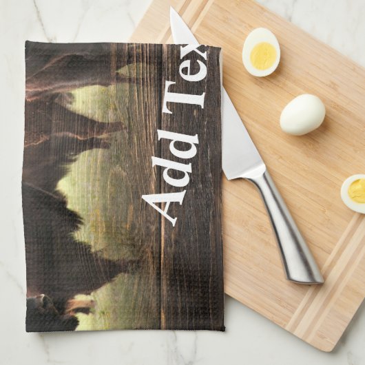 Buffalo Herd Geschirrtuch (Viertel Falte)