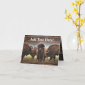 Buffalo Herd Karte (Gelbe Blume)