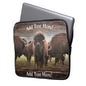 Buffalo Herd Laptopschutzhülle (Vorderseite Links)