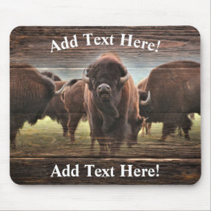 Buffalo Herd Mousepad