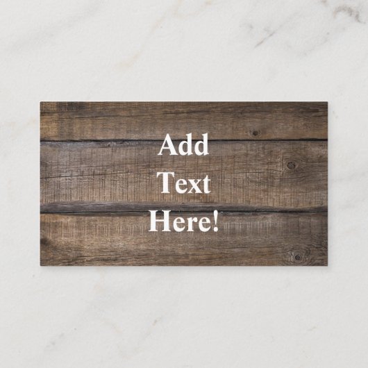 Buffalo Herd Visitenkarte (Rückseite)