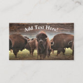 Buffalo Herd Visitenkarte (Vorderseite)