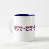 Buffalo 'Hey-ey-ey-ey-ey'! Mug Zweifarbige Tasse (Vorderseite Links)