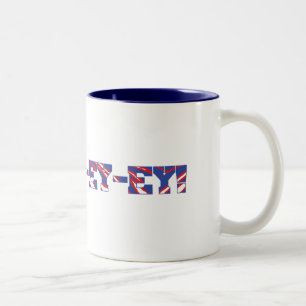 Buffalo 'Hey-ey-ey-ey-ey'! Mug Zweifarbige Tasse