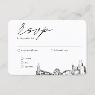 Buffalo Hochzeit traditionelle UAWG Option Begleitkarte