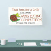 Buffalo Hot Chicken Wings Wing Eating Wettbewerb Banner (Messe)