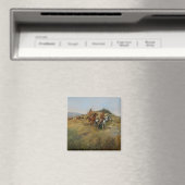 Buffalo Hunt, 1891 (Öl auf Leinwand) Magnet (In Situ (Geschirrspüler))