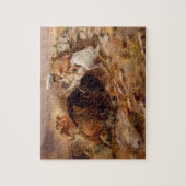 Buffalo Hunt Amerikanische Jäger Puzzle (Vertikal)