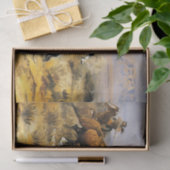 "Buffalo Hunt" Cowboy Art von Charles Russell Seidenpapier (Geschenk)