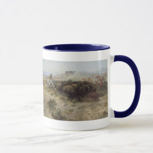 Buffalo Hunt Nr. 26 von CM Russell, Vintage Amerik Tasse