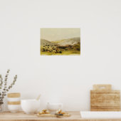 Buffalo Hunt, Surround, c.1832 Poster (Küche)