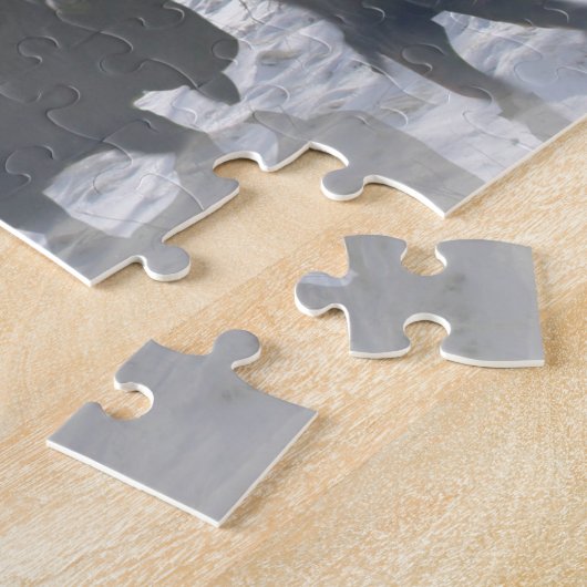 Buffalo im Schnee Puzzle (Seite)