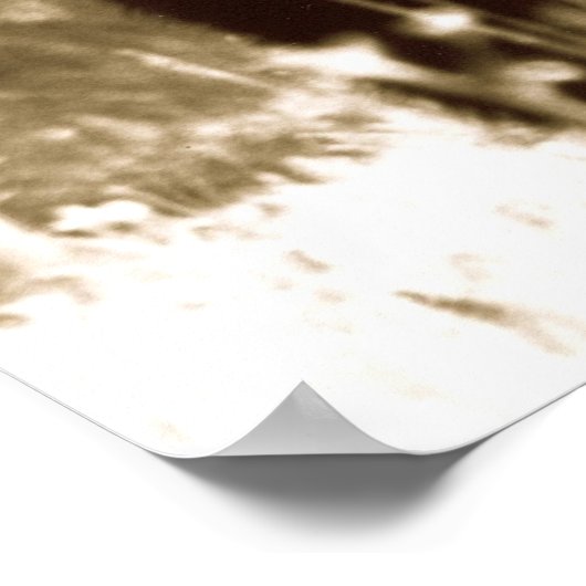 Buffalo in Yellowstone Poster (Ecke)