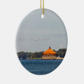 Buffalo Intake Crib Lighthouse Keramik Ornament (Rechts)