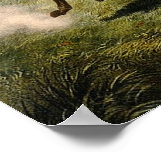 Buffalo Jagd in den USA Poster (Ecke)