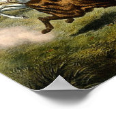 Buffalo Jagd in den USA Poster (Ecke)