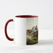 Buffalo Jagd in den USA Tasse (Links)
