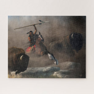 Buffalo-Jagd Puzzle